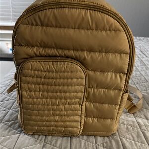 Rachael Ray Camel Quilted Backpack